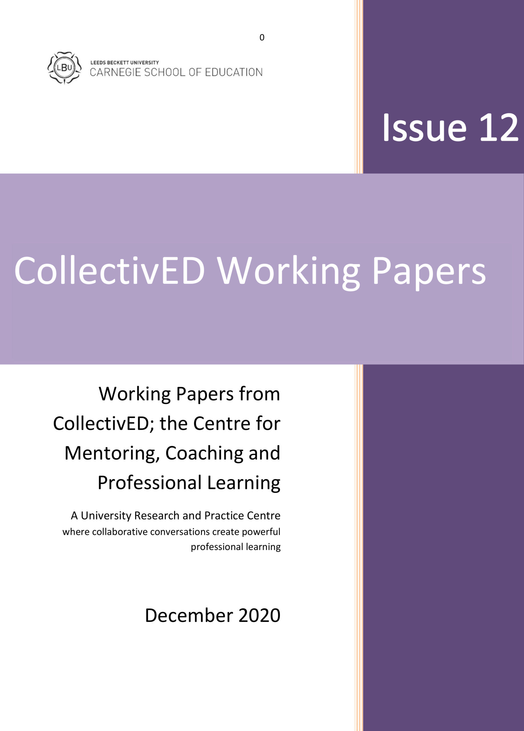 CollectivED Working Papers Cover