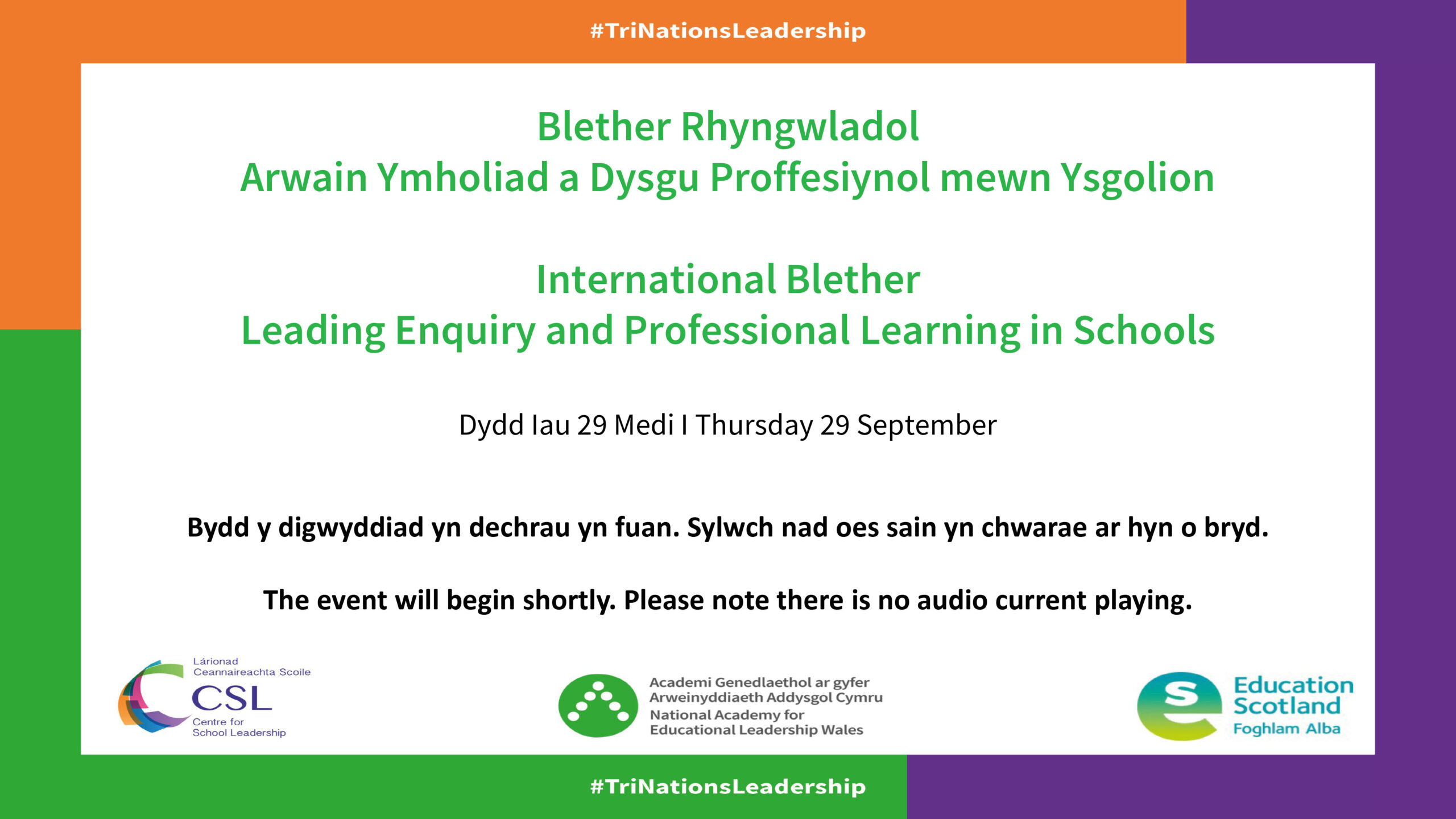 International Blether: Leading Enquiry and Professional Learning in Schools